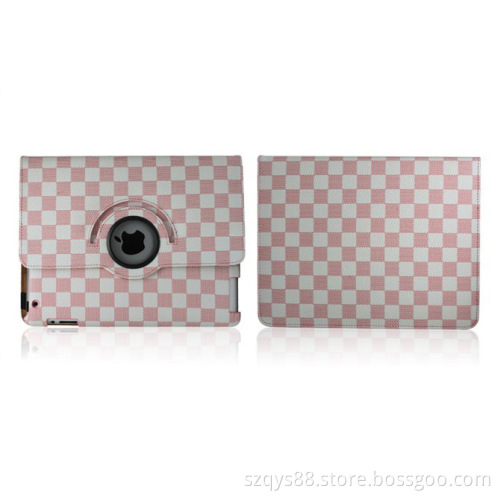 In stock 360 degree Rotating Cover Stand Magnetic Retro Style Smart Case for iPad 2 3 4